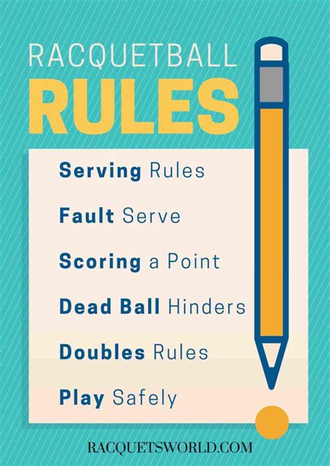 racquetball rules for dummies